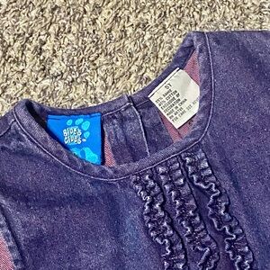VTG 2002 Blues Clues embroidered 5T Denim dress